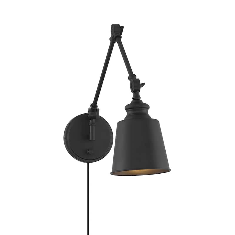 Bellevue SH90089 17" Tall Wall Sconce - Matte Black