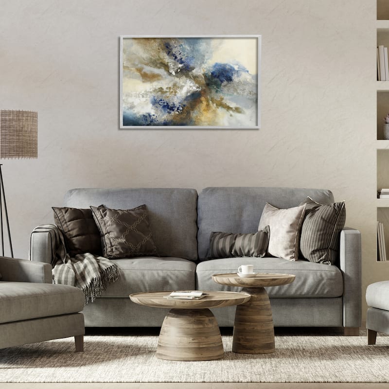 Stupell Expressive Neutral Distortion Framed Giclee Art Design By K. Nari