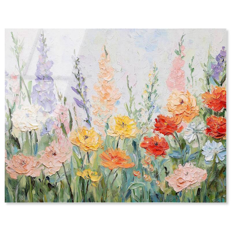 Summer Abundance I Acrylic by Art Remedy, Ready to Hang - 20" x 16"