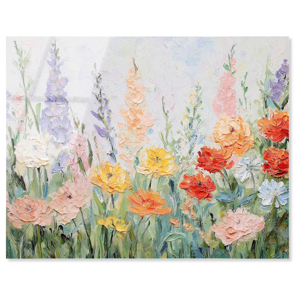 Summer Abundance I Acrylic by Art Remedy, Ready to Hang