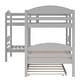 preview thumbnail 16 of 25, Twin-over-Twin L-Shaped Bunk Bed with Trundle and Storage