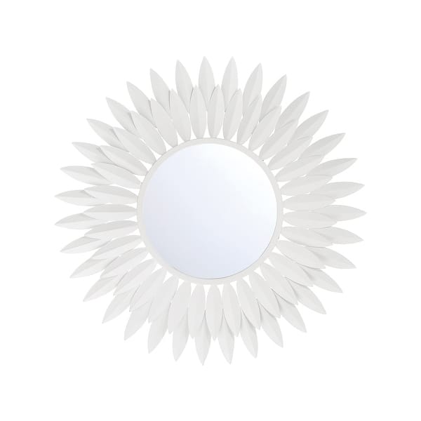 slide 2 of 5, Broche Matte White 20in Mirror - 20