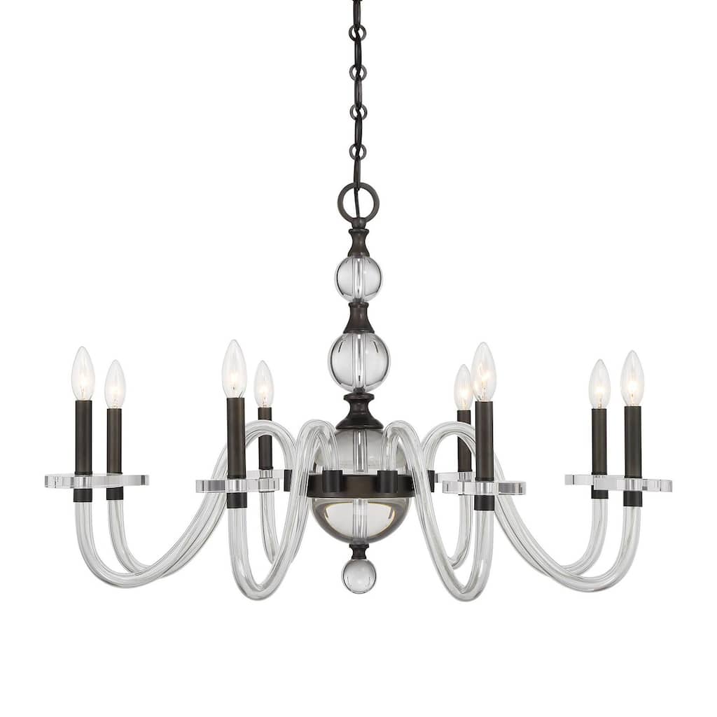 Savoy House 1-4278-8 Aragon 8 Light 34" Wide Taper Candle Style