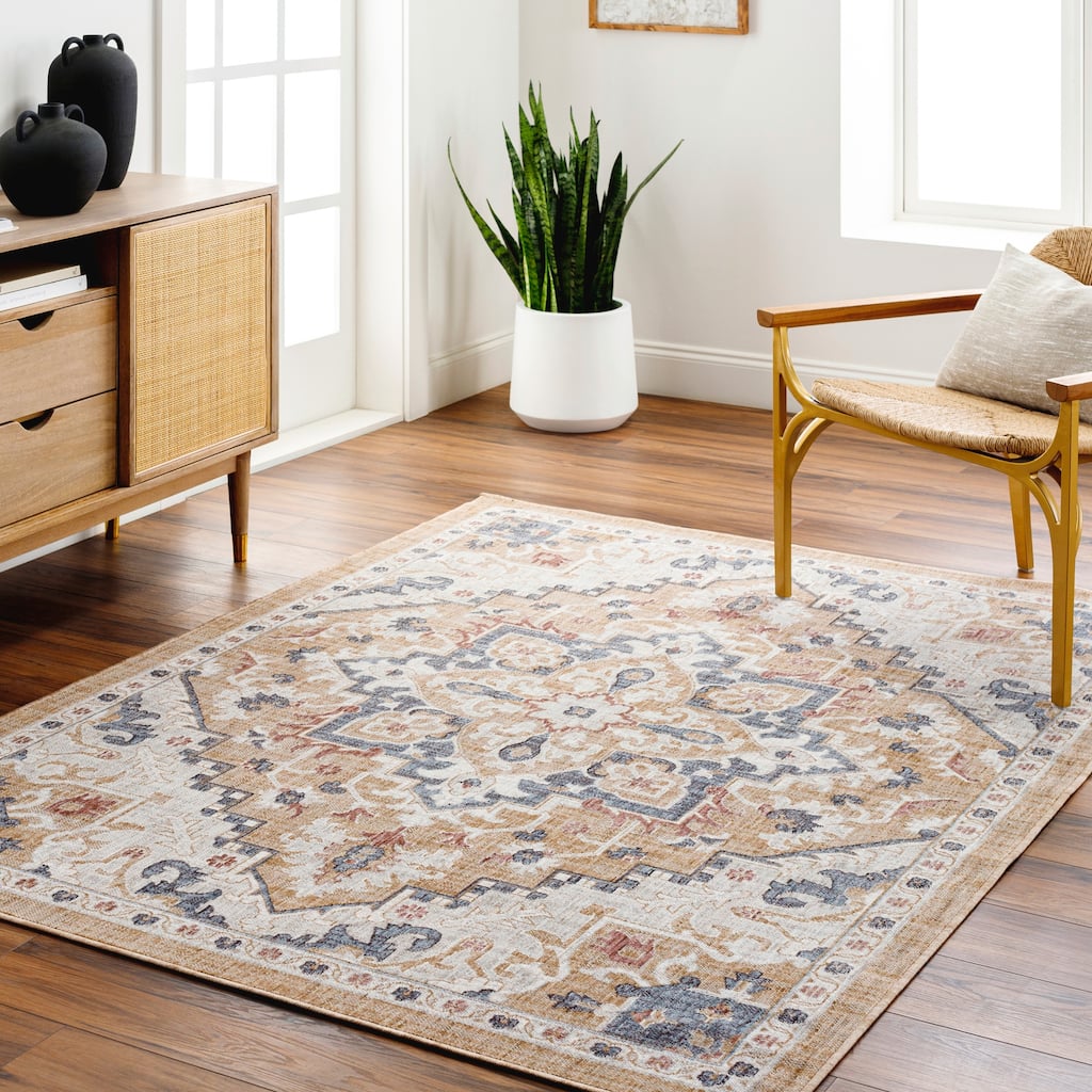 Livabliss Juliet Traditional Recycled Indoor / Outdoor Area Rug