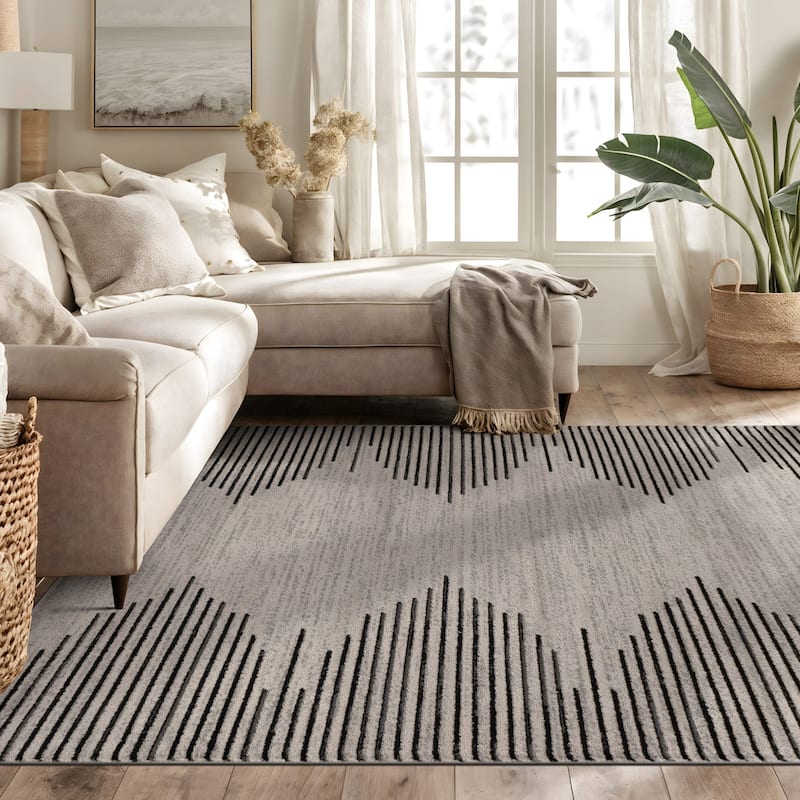 Bohemian Stripe Area Rug