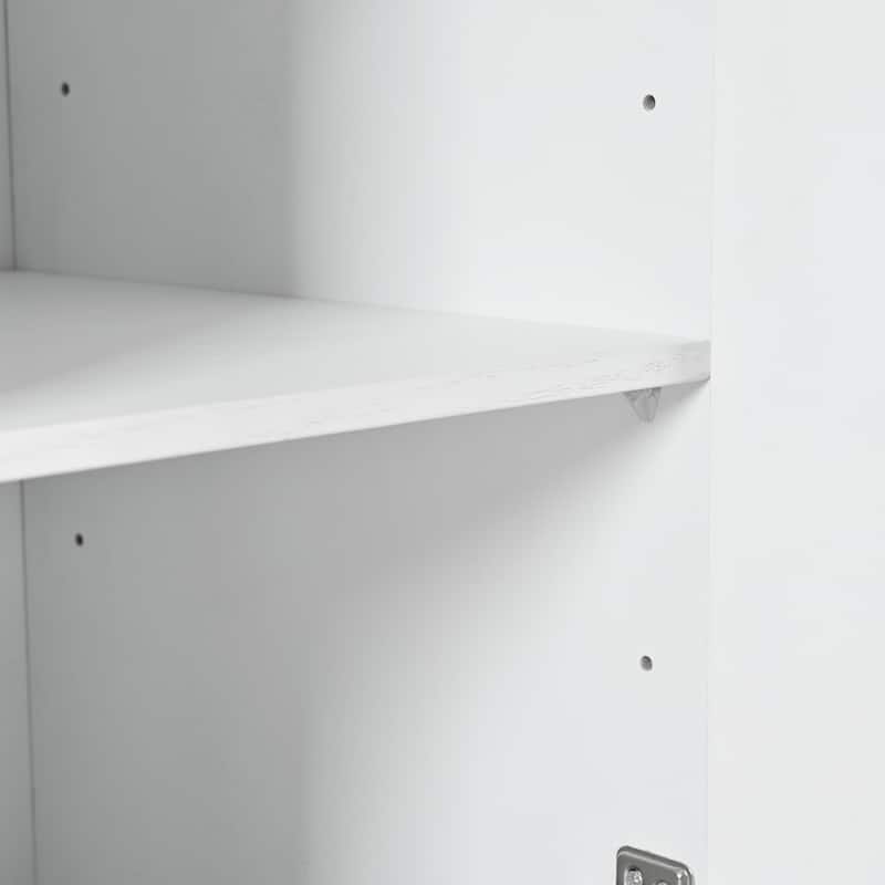 sideboard with 4 doors and metal legs