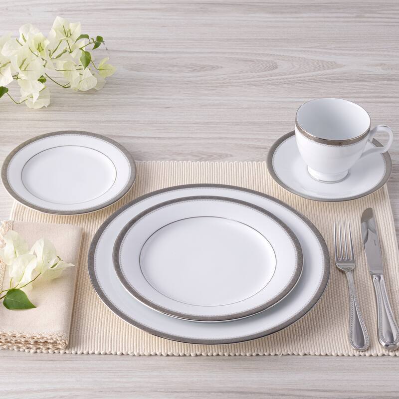 Noritake Charlotta 60-Piece Dinnerware Set, Service For 12