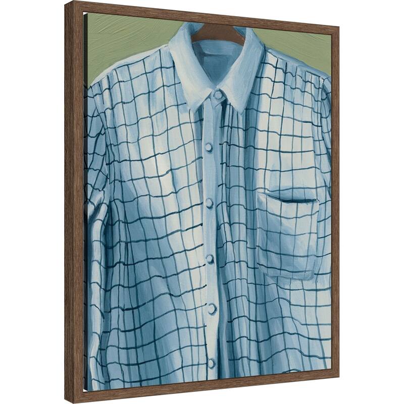Papas Shirts II by Grace Popp (16 x 20 in.), Framed Canvas Wall Art Print