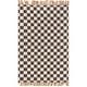 preview thumbnail 4 of 5, Nuloom Connie Checkered Wool/Jute Tasseled Area Rug