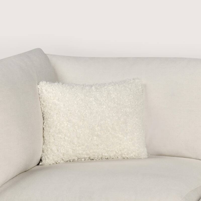 Villa by Classic Home Carters Ivory Throw Pillow - 12x16