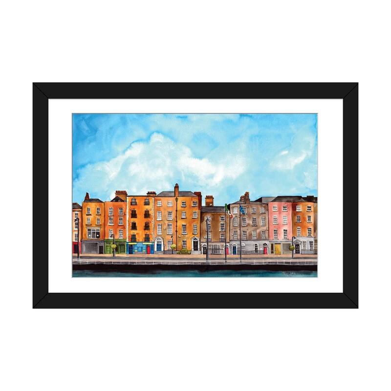iCanvas "Dublin" by Terri Kelleher - Black - 24x32x1