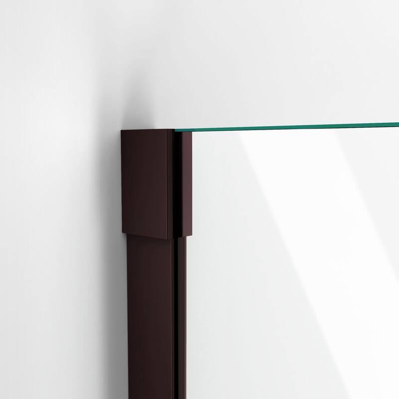 DreamLine Unidoor-X 70-70 1/2 in. W x 72 in. H Frameless Hinged Shower Door - 70" - 70.5" W