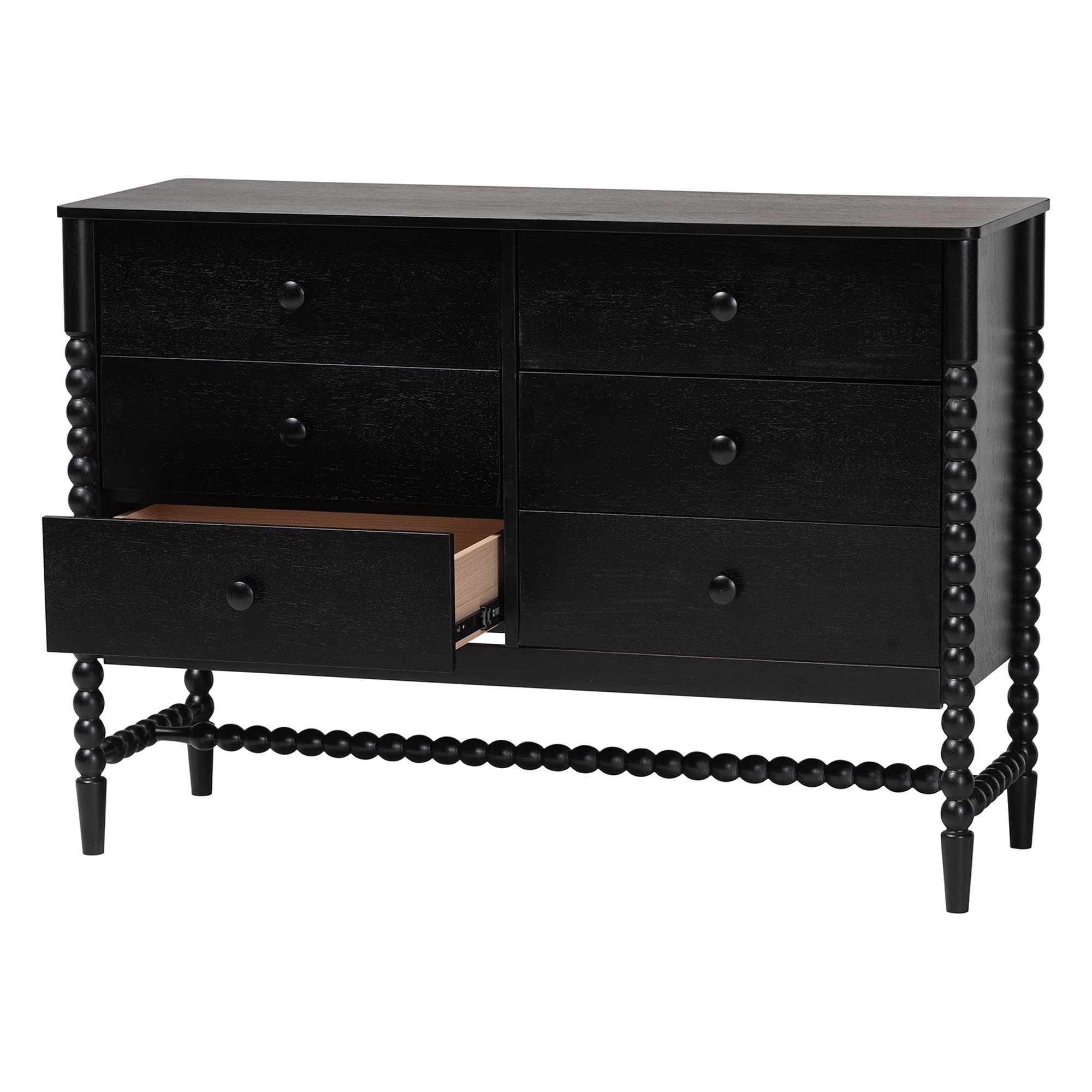 beaded dresser Brantley Spindle Color:Medium Brown Full Grain The rounded knobs add group-580 Plus Size Party Dresses