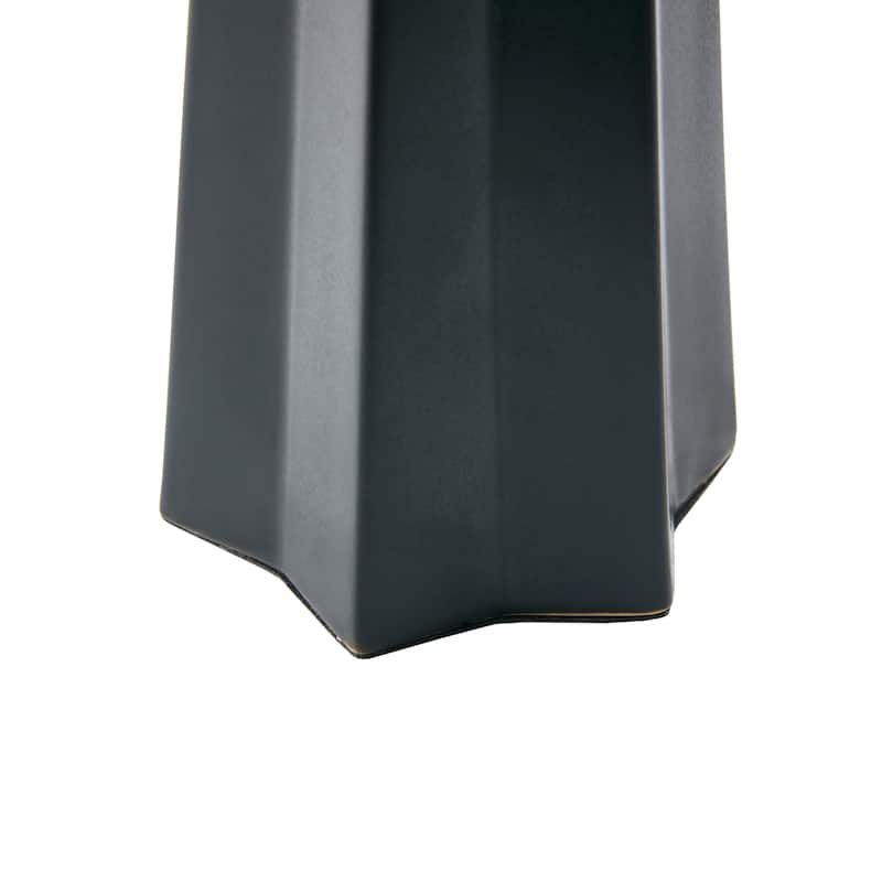 INK+IVY Athena Geometric Ceramic Table Lamp