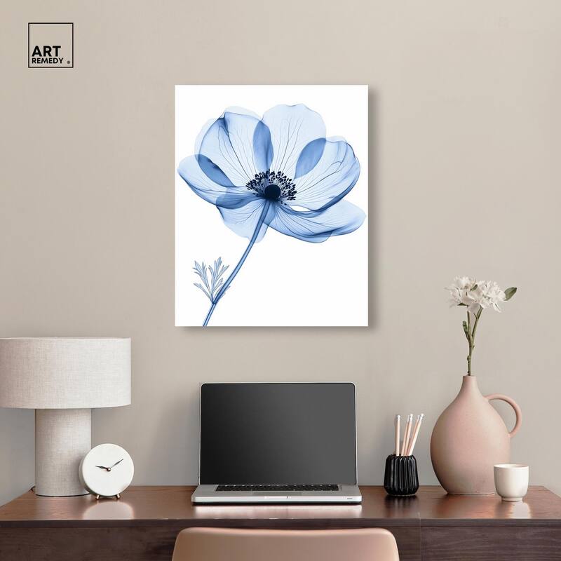 Floral Radiograph Canvas by Art Remedy, Gallery Wrapped