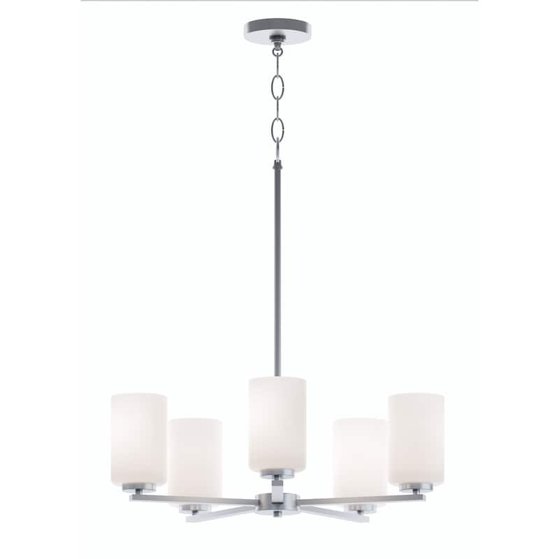AFX LEOP24MB Leo 5 Light 24" Wide Pillar Candle Pendant