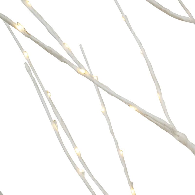 4 FT Copper Wire Birch Tree With 208 Warm White LEDs On Sale Bed