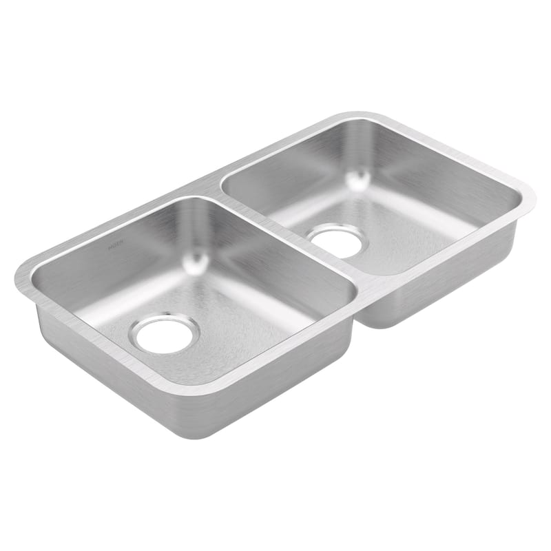 Moen GS20265B 2000 Series 32-3/8" Undermount Double Basin Stainless - Stainless Steel