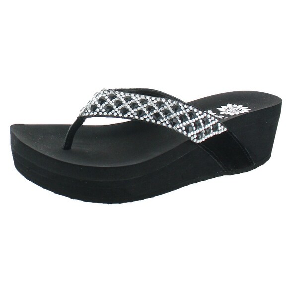 yellow box rhinestone wedges