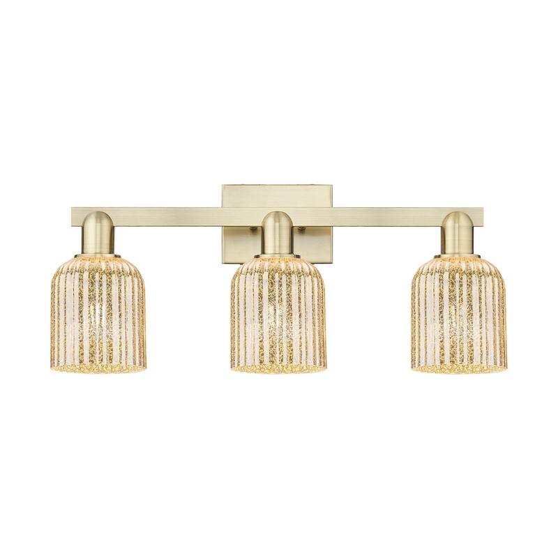 Innovations Lighting 716-3W-11-24 Bridal Veil Vanity Bridal Veil 3 - Antique Brass / Mercury