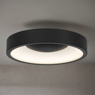 11 inch Black LED Flush Mount