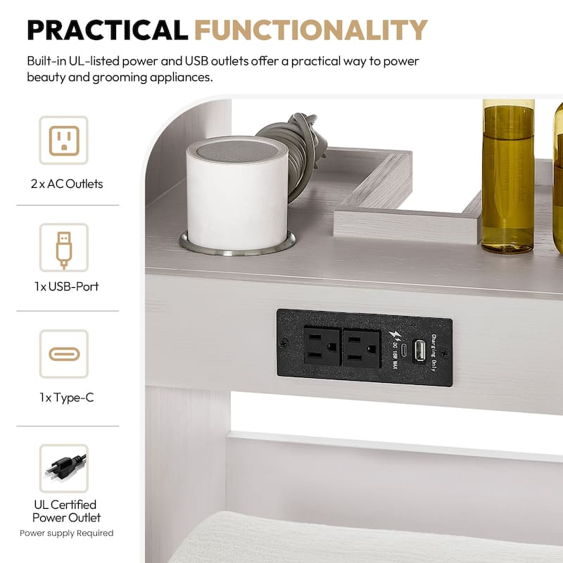 Leon 60 in. Single Bathroom Vanity with Composite Stone Top