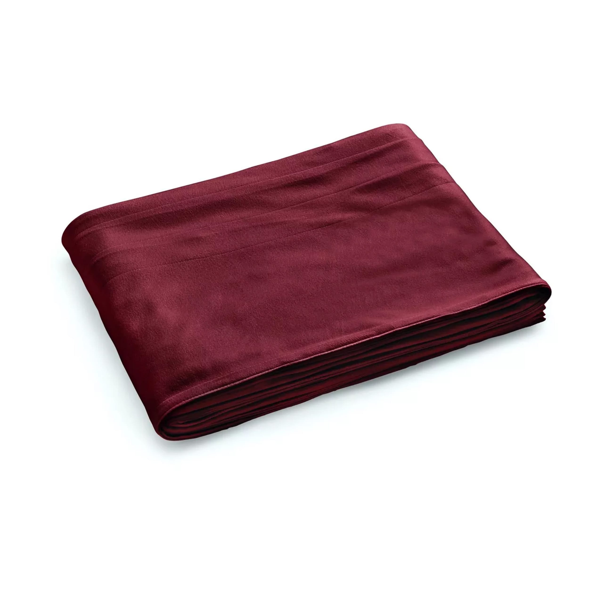 Sunbeam Queen Size Electric Fleece Heated Blanket with Dual Control Garnet