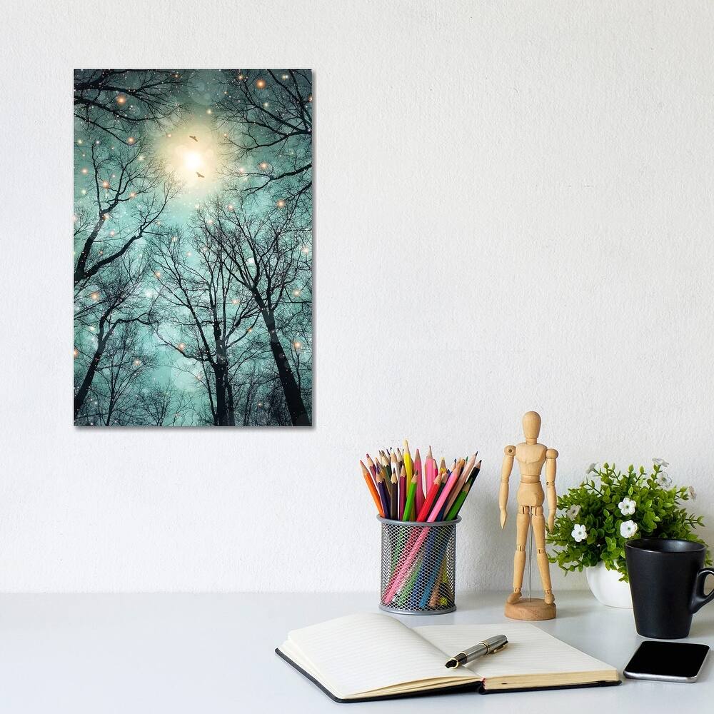 iCanvas "Mint Embers - Trees" by Soaring Anchor Designs Canvas Print
