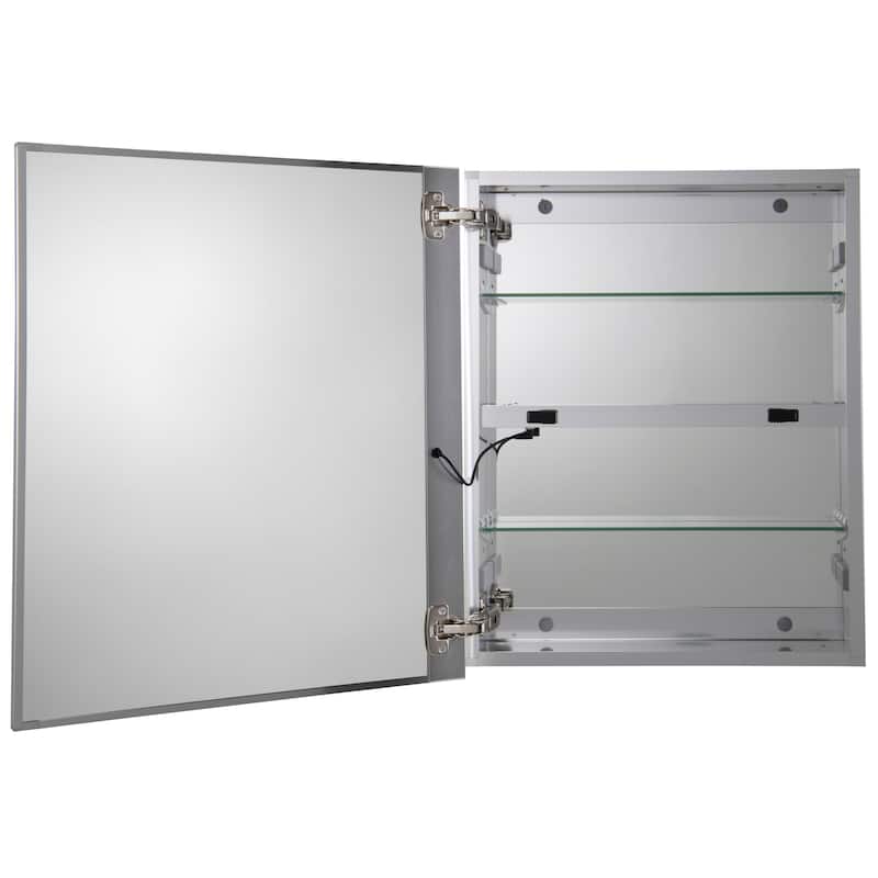 Croydex Caballo Illuminated Dual LED Medicine Recessed or