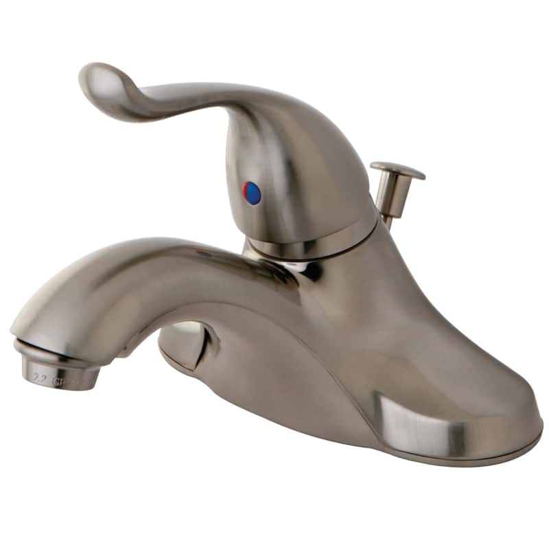 Kingston Brass Yosemite 1.2 GPM Centerset Bathroom Faucet with Pop-Up - Brushed Nickel