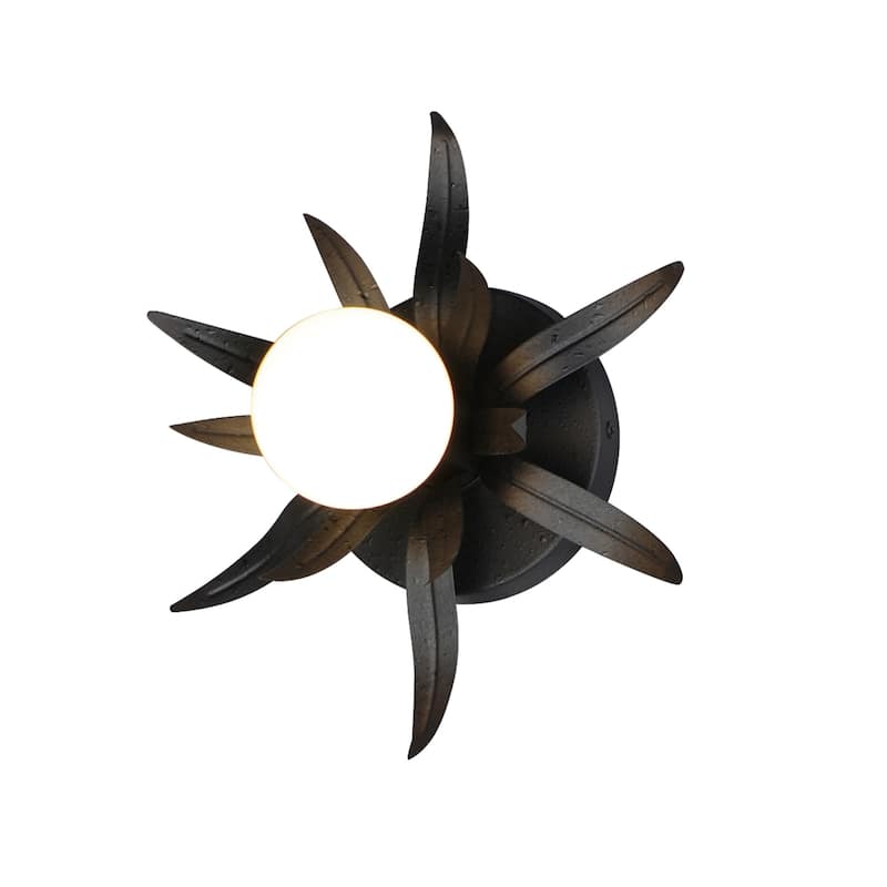 Maxim 2880 Paloma 9" Tall Bathroom Sconce - Anthracite