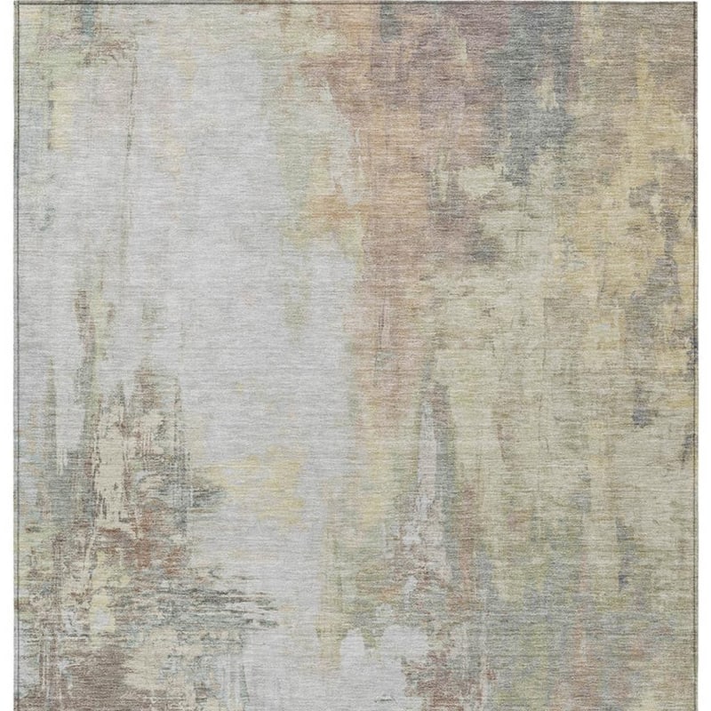 HomeRoots Abstract Transitional Rectangle Outdoor Rug