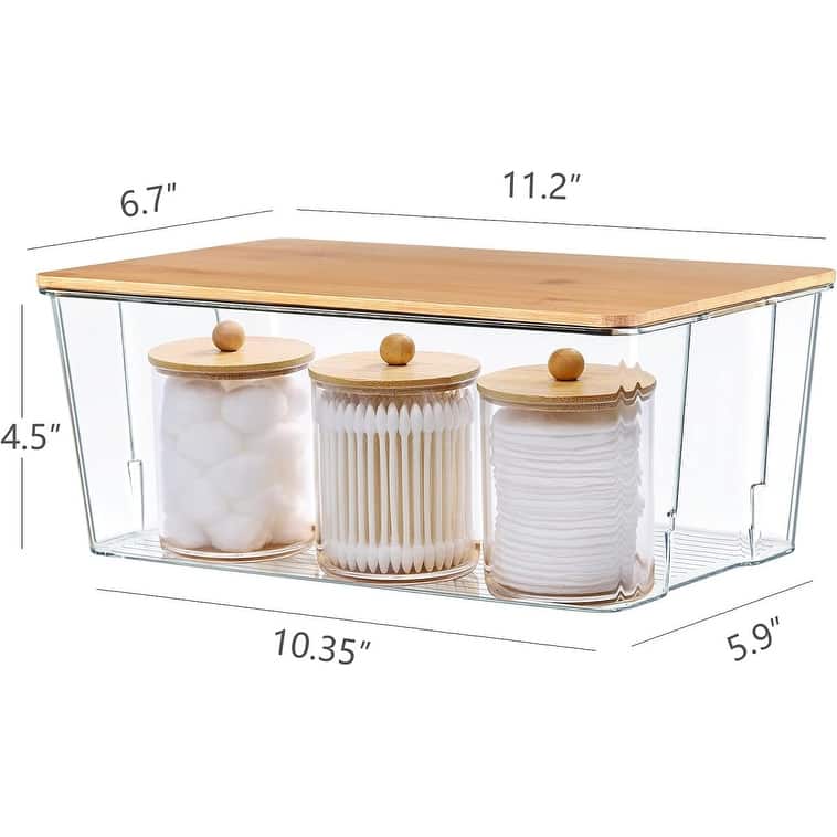 Plastic Storage Containers with Bamboo Lids Bed Bath & Beyond 39120561