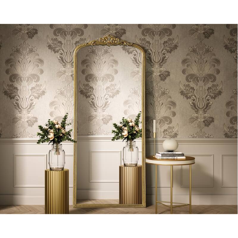 Isabeau Vintage Rectangular Resin Mirror (Large)