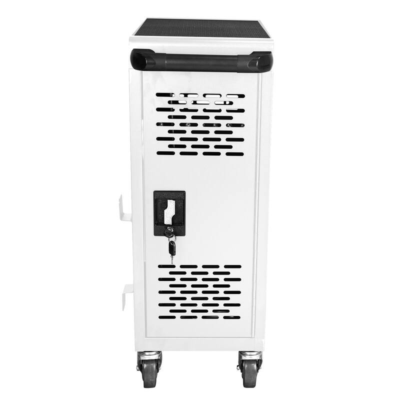 16-Compartment Removable Locking Charging Cabinet for Laptop, Chromebook