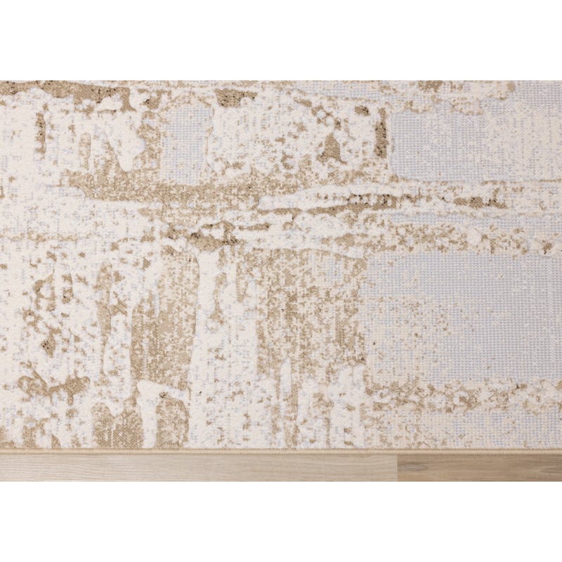 Isabelle Collection - Beige/Cream/Brown Distressed Rug