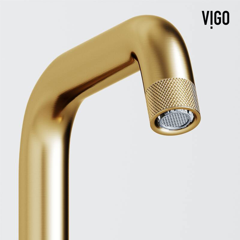 VIGO Ruxton 9" H Single Handle Single Hole Bathroom Faucet