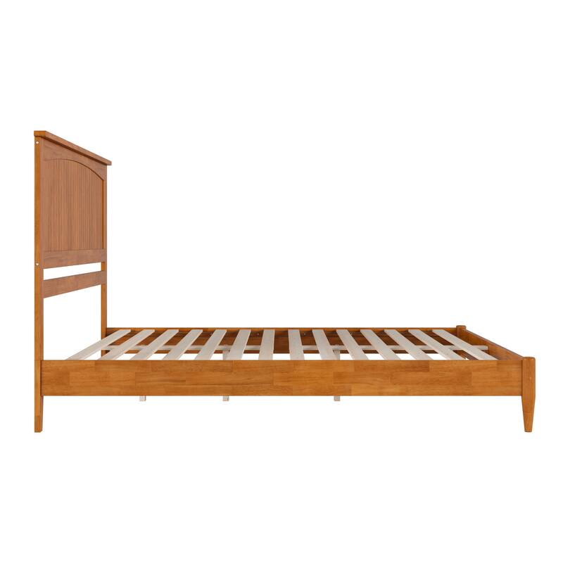 Naples Solid Wood Low Profile Platform Bed