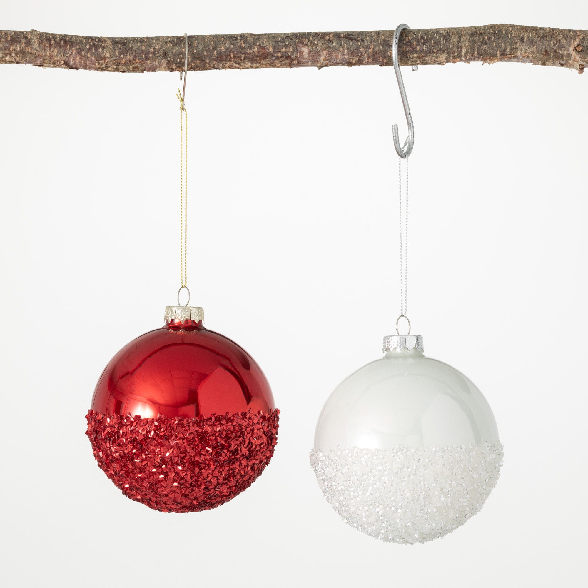 Crystal discount beaded ornaments