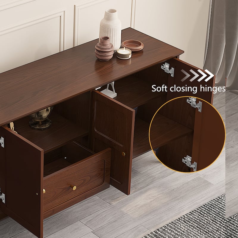 67" Mid-Century TV Stand for TVs up to 75"