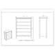 Taylor & Olive Snowberry 5-drawer Pine Wood Tall Storage Dresser
