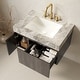 preview thumbnail 14 of 98, Floating Bathroom Vanity with 3 Pre-drilled Faucet Holes