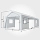 preview thumbnail 2 of 42, Heavy Duty Carport with Roll-Up Sidewall and Ventilated Windows with Removable Sidewalls