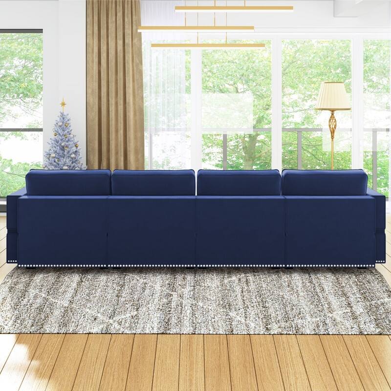 Mixoy 6-Seater Transferable Position Free Combination Sectional Sofa with Storage
