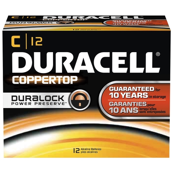 Duracell DMN1400BKD Coppertop C Battery, Bulk (Package of 12)