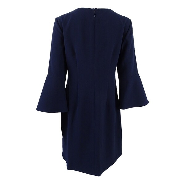 Jessica Howard Womens Petite Ruffled Dress
