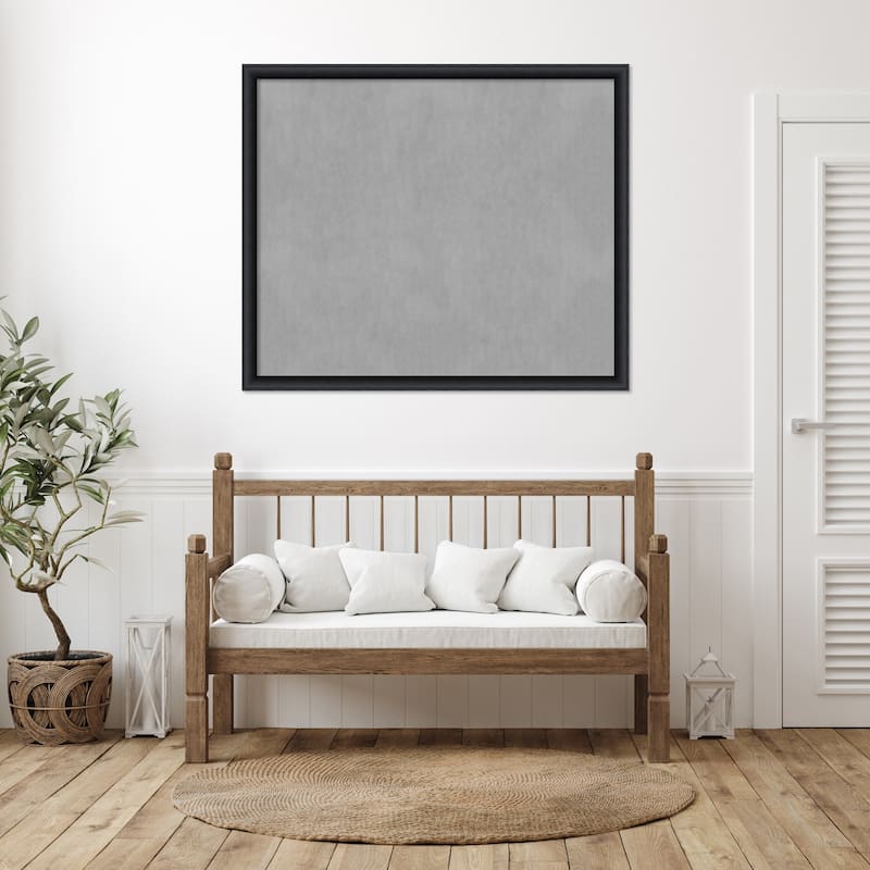 Framed Magnetic Board, Nero Black