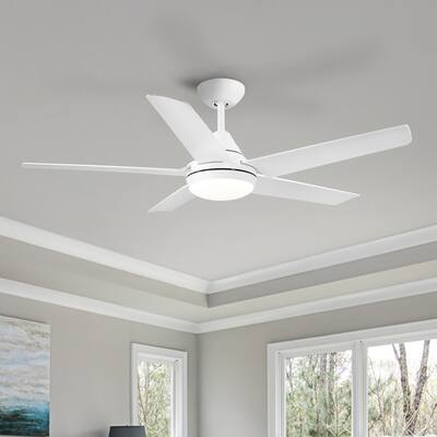48" Intergrated LED Ceiling Fan with Remote Control with 5 Fan Blade