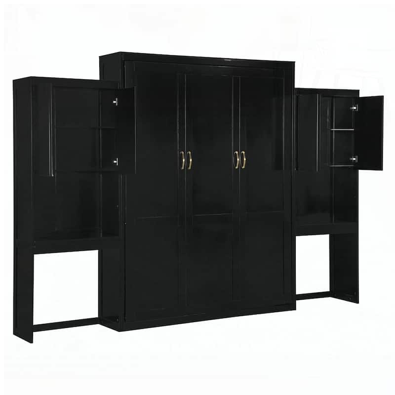 Murphy Bed with Vanity and Cabinets