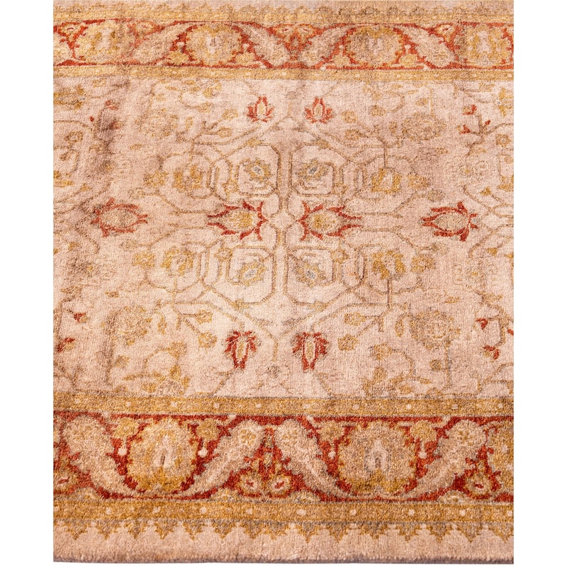 Overdyed One-of-a-Kind Hand-Knotted Runner Rug - Beige - 2' 7" x 16' 1"
